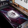 Tapis de souris Impression Football Burnley Non ?Tapis de bureau antidérapant en caoutchouc, tapis de souris de jeu imperméable pour ordinateur portable, bureau