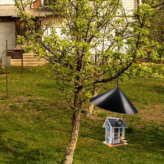 

Уличная перегородка с белкой, защита птичьего домика, нержавеющая, устойчивая к коррозии, простая установка, средство отпугивания грызунов, аксессуар для кормушки для птиц