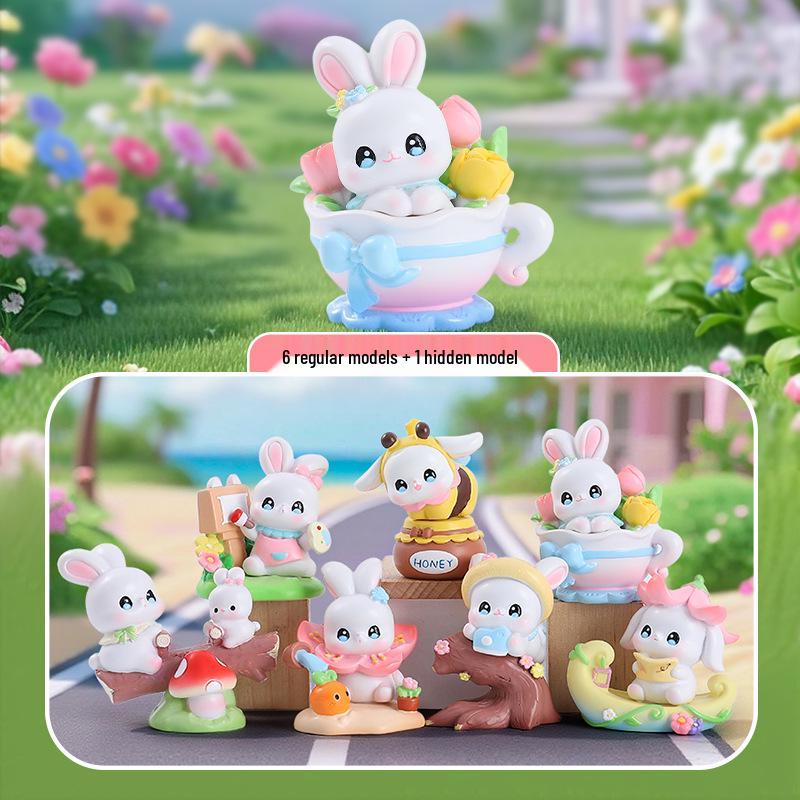 Guochao Hanfu Mädchen Figur: Frühlingsbrise Blind Box Sammlerstück – verträumte Dekoration & Geschenk