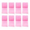 8pcs Self Adhesive Bandage Wraps Breathable High Elasticity Cohesive Bandage Wraps for Sports Pink 5cmx4.5m 8pcs