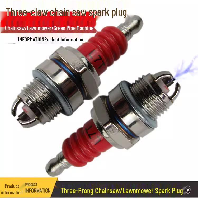 Bosch L7T MB6A Spark Plug for Chainsaws, Lawnmowers, Two-Stroke Engines, and Hedge Trimmers