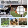 Hardware Cloth, 36'' x 50' Galvanized Wire Mesh Roll, 19 Gauge Chicken Wire Fence Roll, Vinyl Coating Metal Wire Mesh for Chicken Coop Barrier, Rabbit