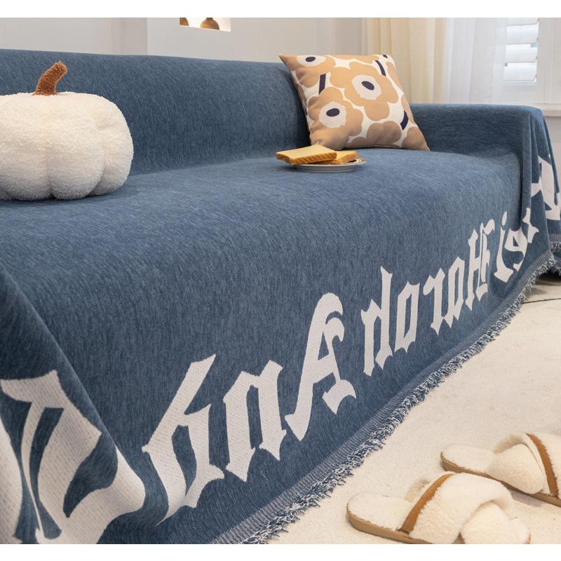 

Полотенце для дивана Синель Простой чехол для дивана с защитой от царапин от кошек Четыре сезона Универсальный удобный чехол для дивана Одеяло для дивана 180*130cm