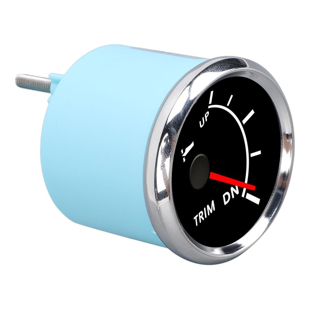 52mm Boat Trim Gauge Pointer Display UP To DN Accurate IP67 Waterproof for Yachts Fishing Boats