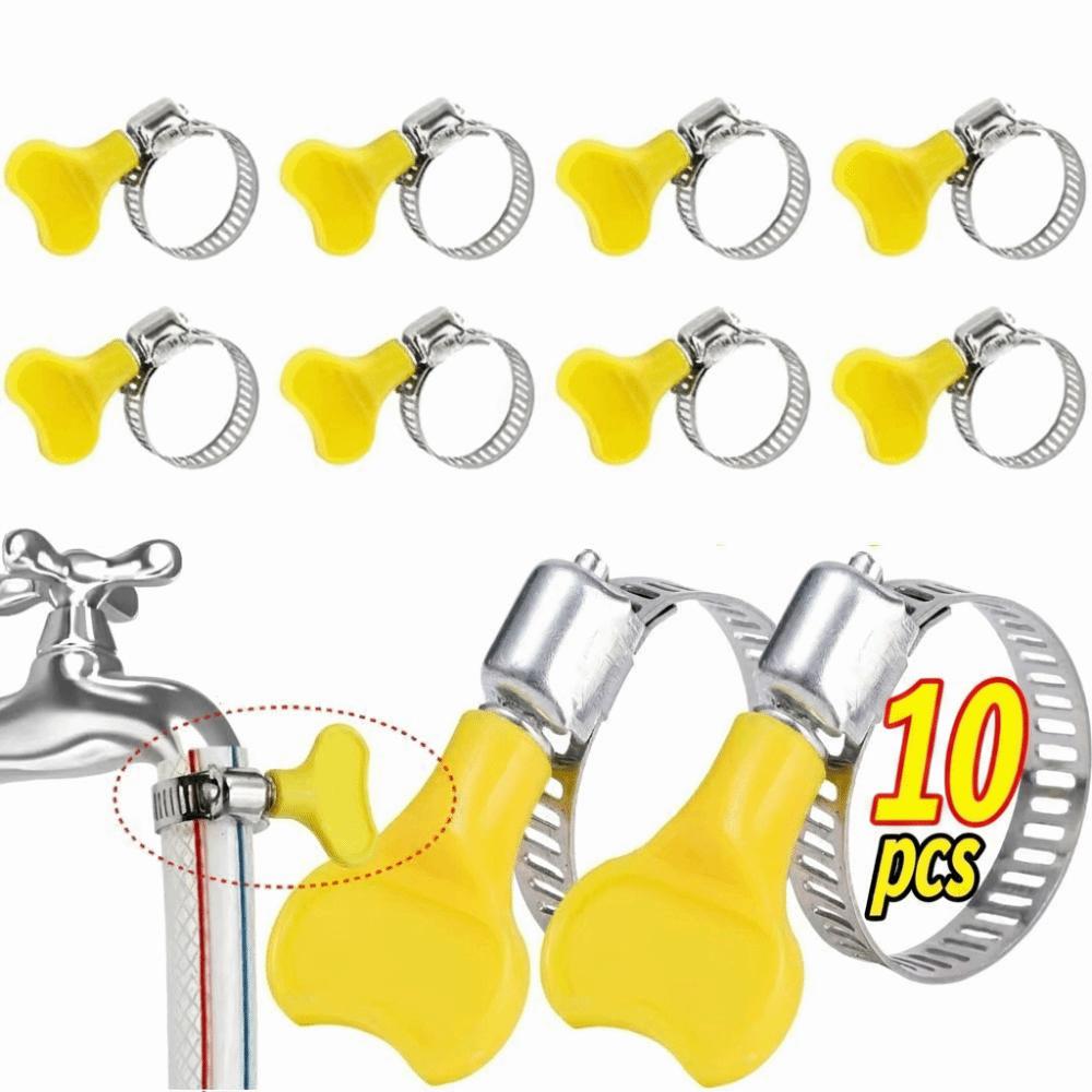 10 Pcs Sealing Water Pipe Faucet Fasteners Powerful Fastener Hose Clamp  Exhaust Hose