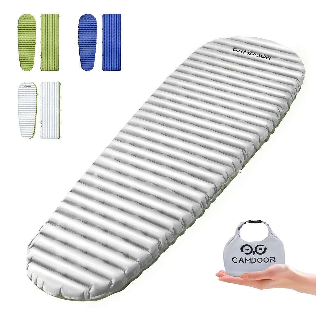 CAMDOOR High Inflatable Mat insulating aluminum TPU silent Air Mat for Thickness SGS Can be used at Camping Sleeping in a Water Disaster Repair Tape