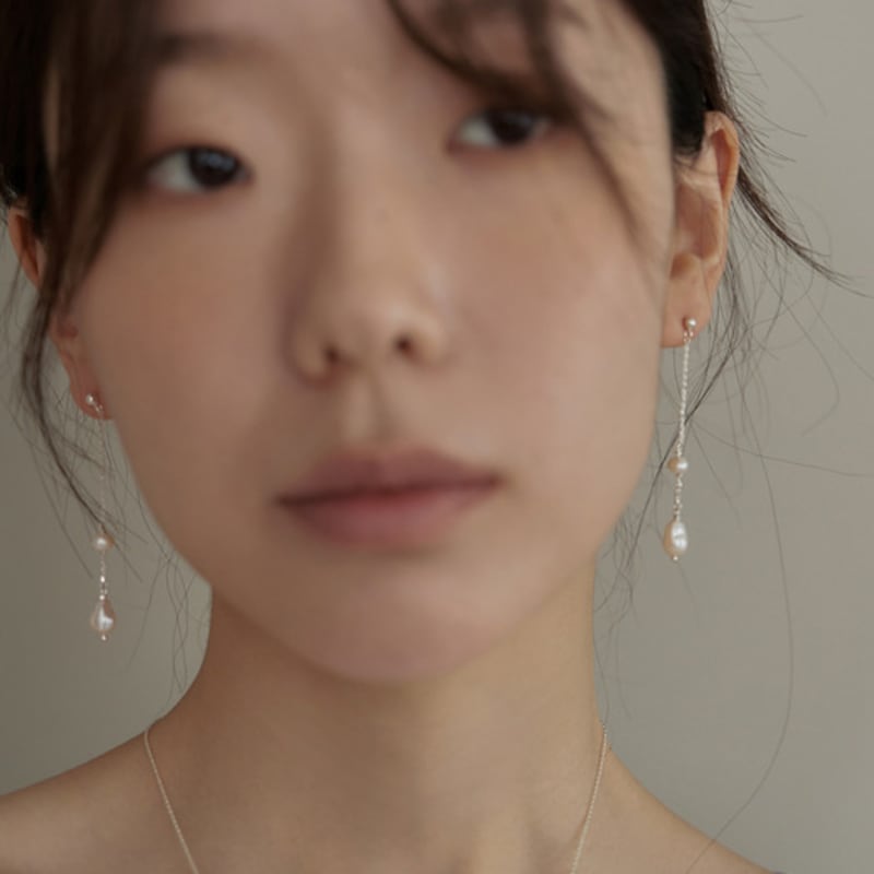 Aube De Moi Ree. Keshi Pearl Drop Earring