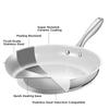 CSK 8/12 Inch Nonstick Frying Pan with Lid, Kitchen Cookware Frying Pan Nonstick, Non Toxic Ceramic Pans Ceramic Coating