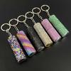 1Pcs Portable Press Spray Keyring Luxury  5Ml Perfume Sub Bottle Keychain Colorful Ornament Pendant For Women Men Gift