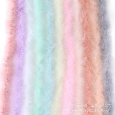 Feather 13G Full Fluff Strips Macaron Colored Turkey Fur Clothing Accessories Diy Fluff Strips