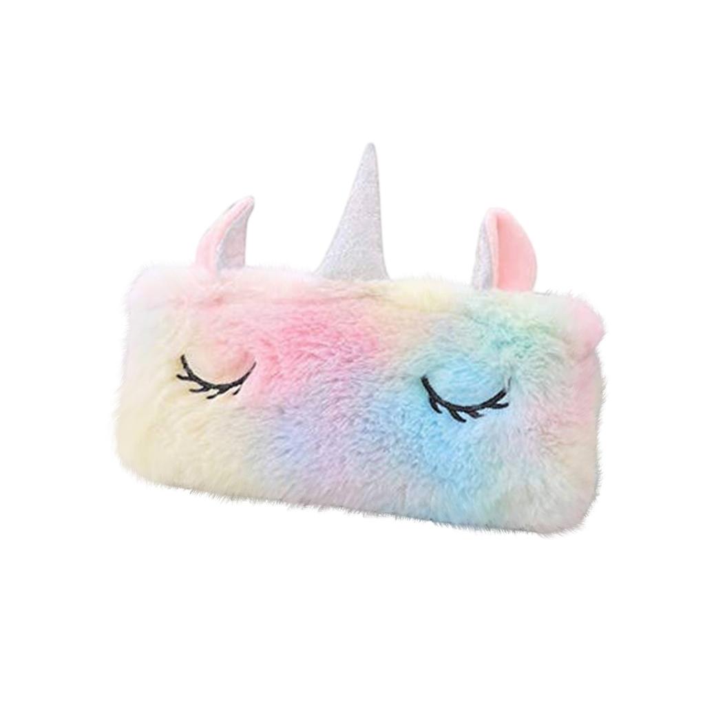 Cute Fleece Large-capacity Pen Case, Student Stationery Bag And Storage Bag.