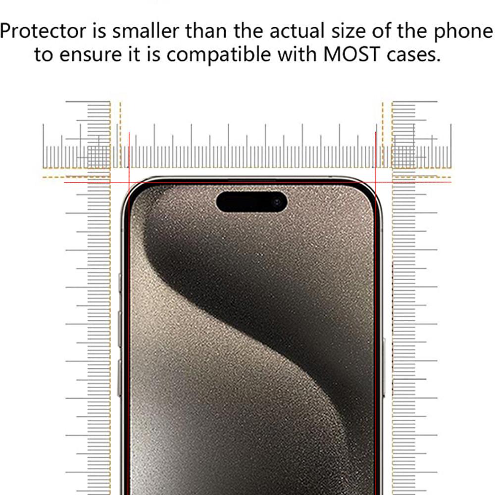 4 Pçs Protetor De Tela De Vidro Temperado Para Iphone 17 16 15 14 13 12 11 Pro Max Plus Mini Xs Xr Ar 16e Película Protetora De Vidro Transparente