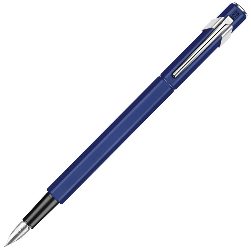 Caran Fountain Pen EF Extra Fine 849 Blue Dual Use Official Import d'Ache 0842-159