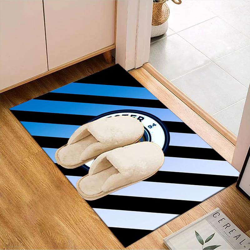 City Football Club Printed Office Carpet Chair Cushion  Entryway Rug, Rugs for Living Room, Bedroom Christmas gifts