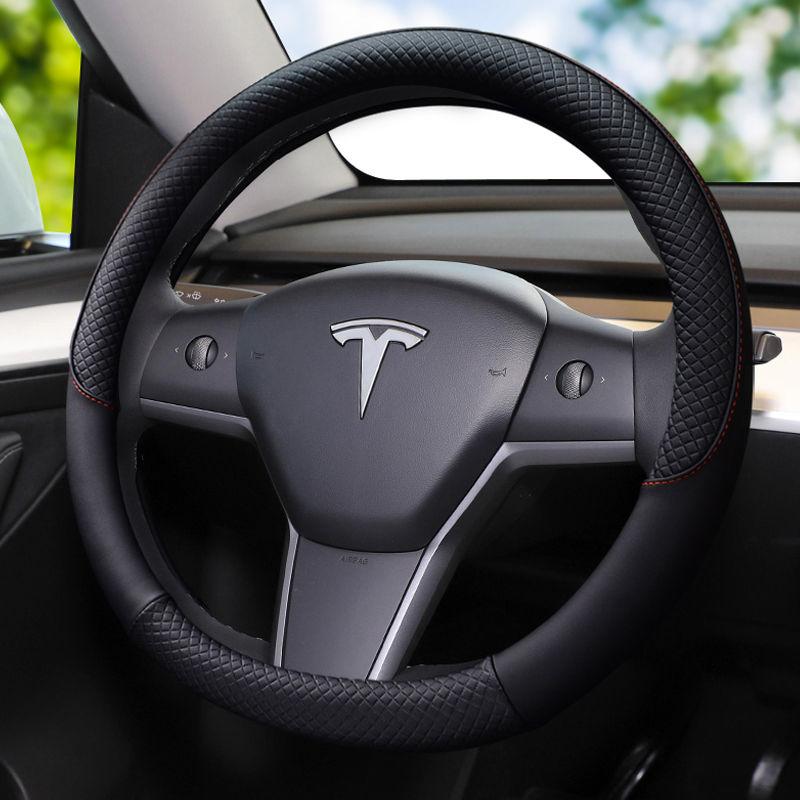 

handle cover For Tesla Model 3 car steering wheel cover Model Y S X sports simple special car anti-skid чёрный