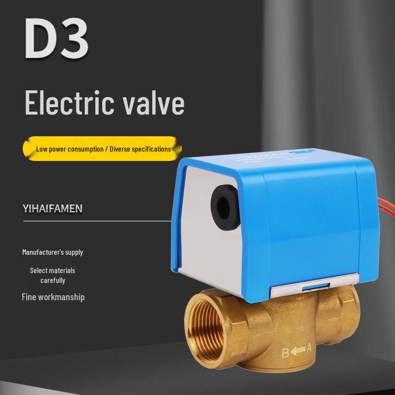 Elektrische Messing Twee-Weg Klep voor Johnson Controls Airconditioner Fan Coil - VLC2200 Solenoïde Klep Schakelaar