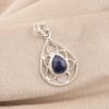 Sodalite Gemstone 925 Sterling Silver Statement Pretty Pendant 1.40" For wedding Gift PP-19-19