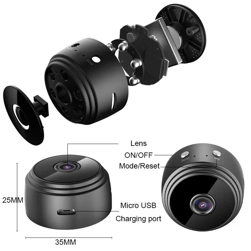 A9 Mini Camera Wifi Camera 1080P HD Mini Recorder Wireless Mini Camera Video Surveillance Video Recorder Security Camera