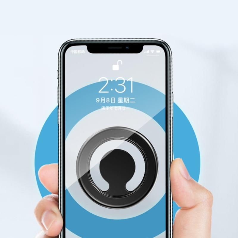 Magnetic Car Mobile Phone Holder Folding Cellphone Navigation Mount Support Bracket For Calls Music 360° Rotatable Mount