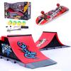 Ultimate Tech Deck Fingerboard Skate Park Ramp Part With Unique Graffiti Design
