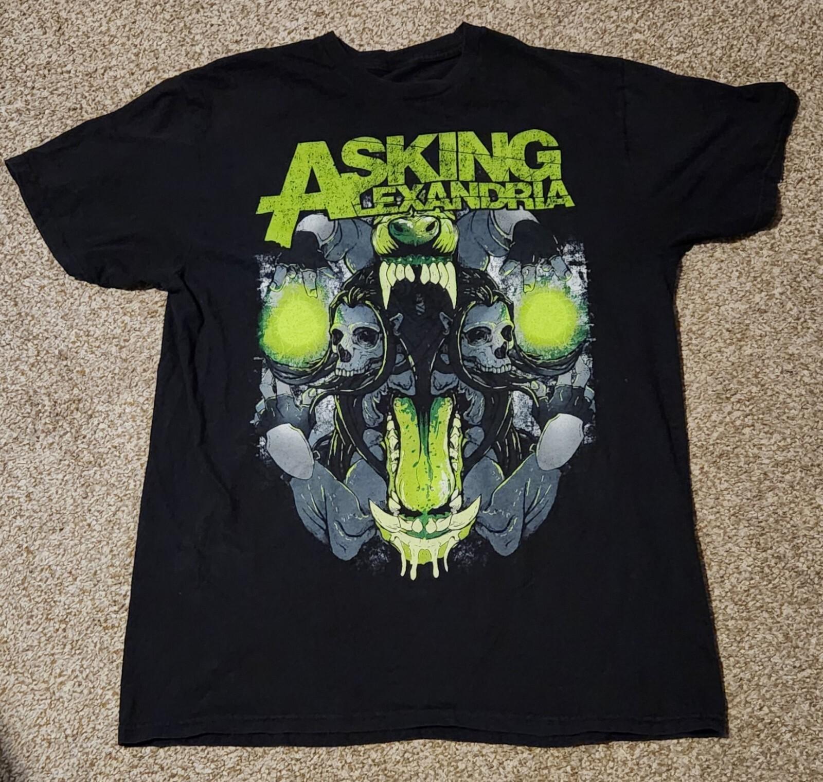 Asking Alexandria Band Poster Tour Shirt Black Unisex S-5XL EM0815 S