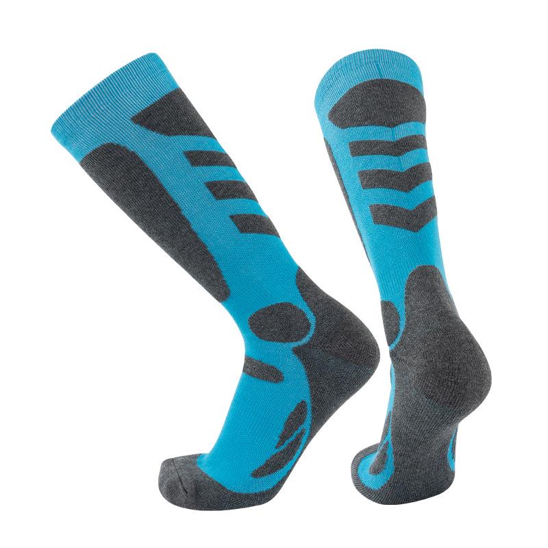 

Ski Socks Outdoor Sports: Thick Terry, Over-Calf, Sweat-Absorbent, Warm & Comfortable Hiking Socks 40-45