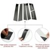 8Pcs Middle column sticker Window Door Column B C Pillar Post Cover Trim Decal For Honda HRV 2016-2022