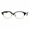 Adije Orlan (Black) La1051 Eyeglass Frames Half-Rim