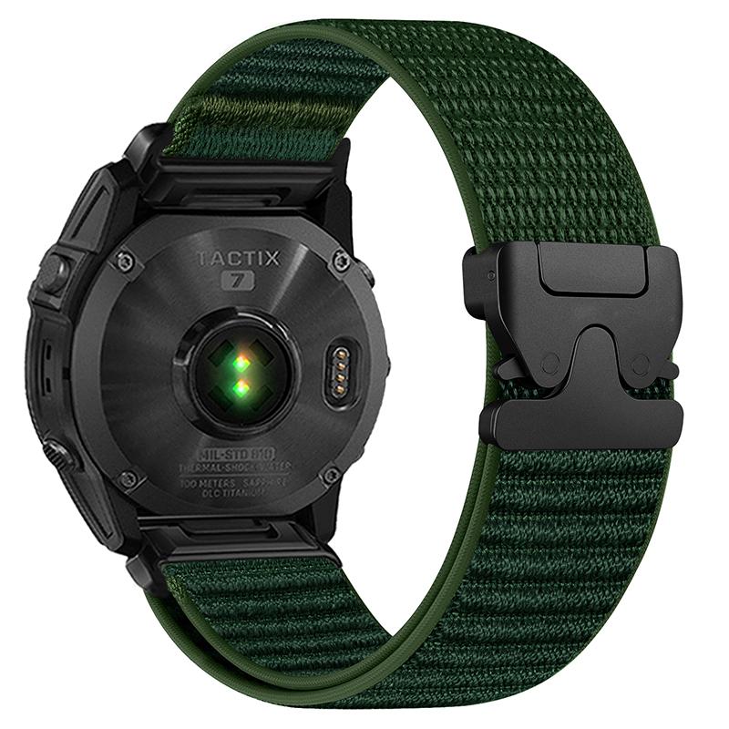 20/22/26MM QuickFit Field Nylon Band for Garmin Fenix 8 43mm 47mm 51mm 7 7X 6 6X 5 5X Plus2 Quatix 6x/5x 3 Sport Strap Bracelet