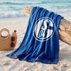 Asciugamano da Spiaggia Morbido Asciugatura Rapida Tema Schalke 04?Asciugamano Asciutto Per Vacanze Estive Al Mare Nuoto