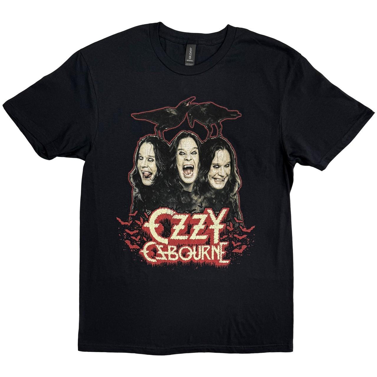 Ozzy Osbourne: Crows & Bars T-Shirt (Officially Licensed) Medium S