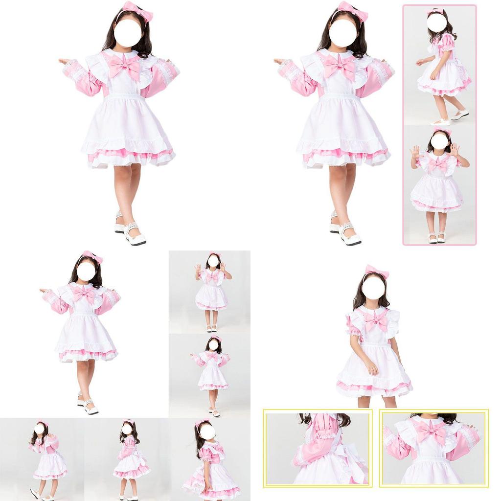 Enchanting Kids Lolita Dress Anime Maid Costume Perfect For Halloween Princess Moments