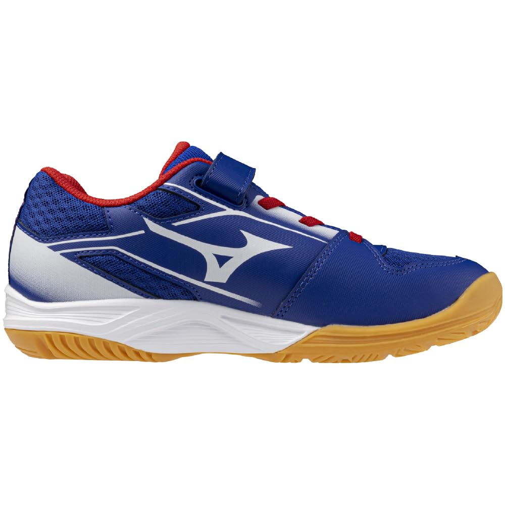 Table Tennis Shoes Cross Match Smash Unisex cm 2E Blue x White x Red [Mizuno] Jr. 18.0