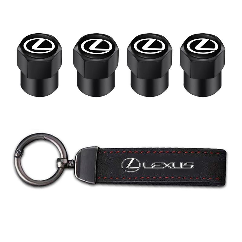 Auto Reifen Felgen Ventilkappen Abdeckung Wildleder Auto Schlüsselanhänger Ring Schlüsselanhänger Für Lexus RX330 IS250 RX350 IS300h NX300h RX400h Ct200h ES300h