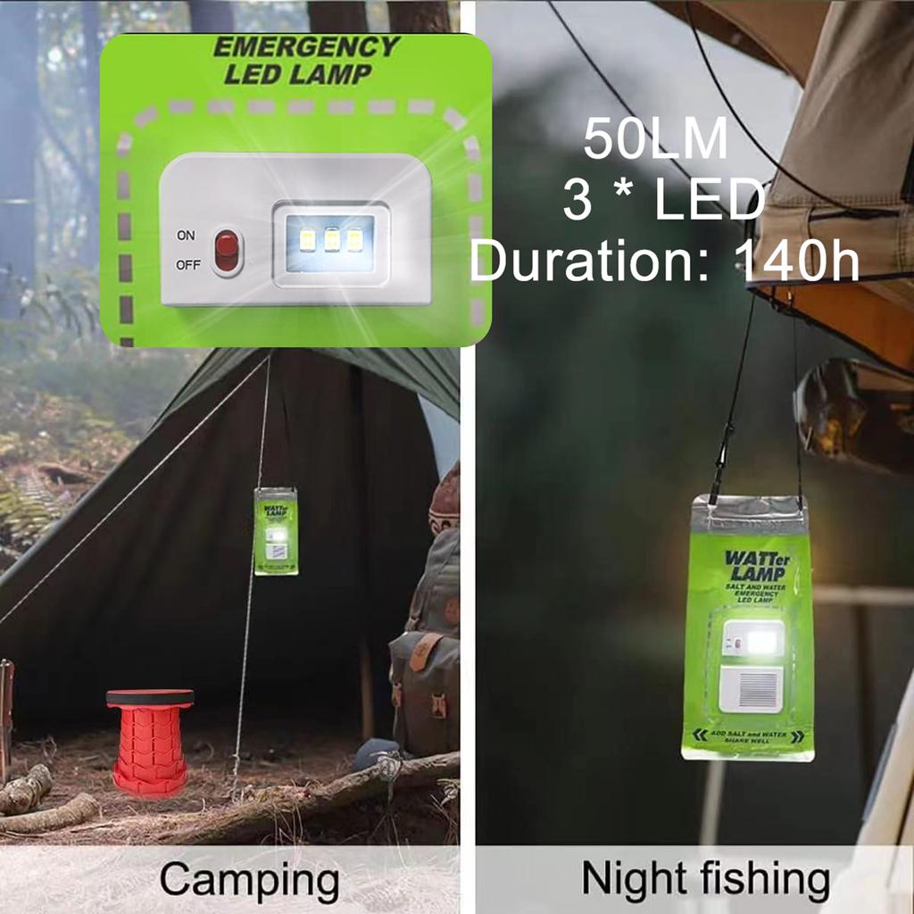Protection Salt Water Lamp Battery Free Emergency Lighting