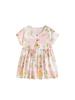 Malwee Girls' European-American Summer Princess Dress - Round Neck, Short Sleeve