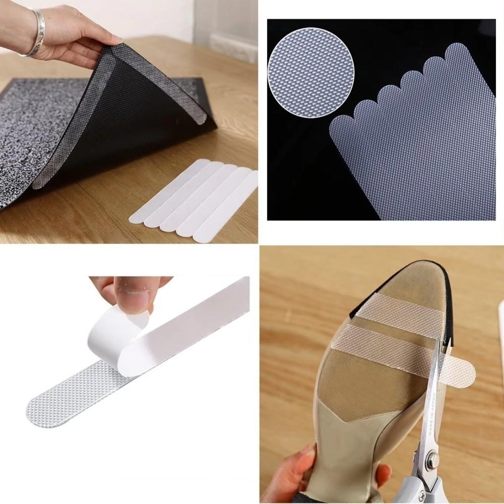12pcs Safety Bathroom Anti-slip Strips Transparent Non Slip Shower Treads Stickers self-adhesive Safety Strips