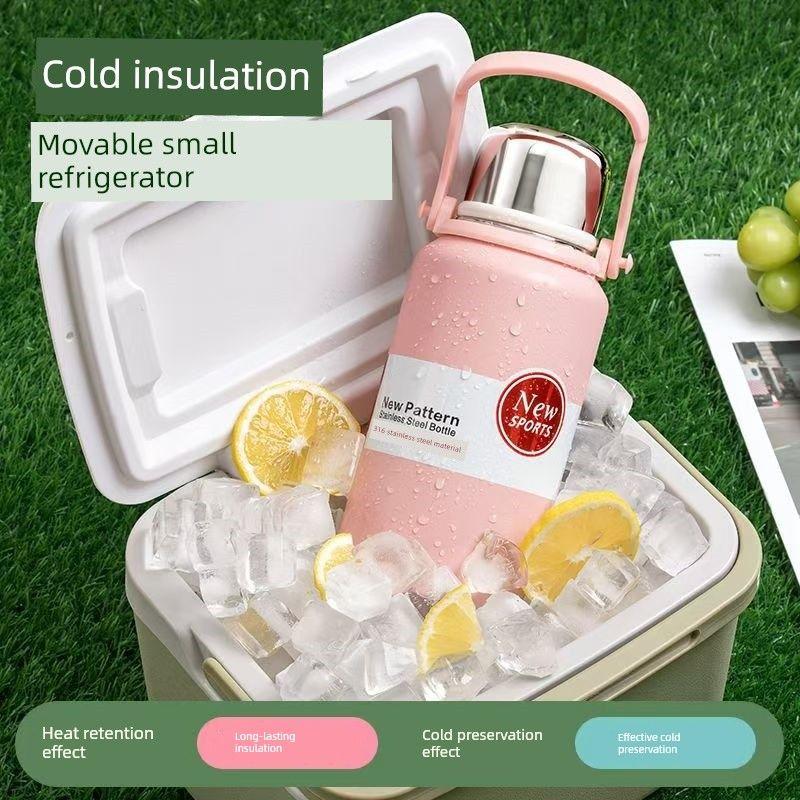 Stainless Steel 316 Large Capacity Vacuum Cup for Male and Female Students Good-looking Tea Cup Portable Car Outdoor Kettle