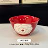 Red Camellia High-Value Ceramic Dishes, Tableware, Souvenir, Wedding Gift, Housewarming, New Home Dish Set