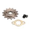 415 Chain 17mm 14T 15T 16T 17T Teeth Front Engine Sprockets With Retainer Plate Locker For Motorcycle Motorized Bicycle Moped