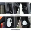 White Seat Belt Buckle Cover Frame Trim Accessories for Jeep Wrangler JL JT 18+