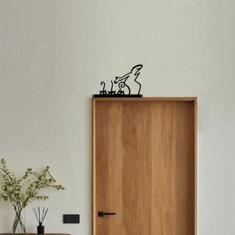 Modny metalowy dekor ścienny do przedpokoju, biura, sypialni