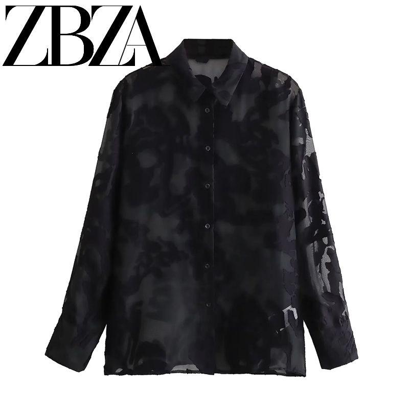 Jnleaog Autumn New Women's Clothing Fashion Style French Retro Patchwork Fabric Shirt 7484161 800
