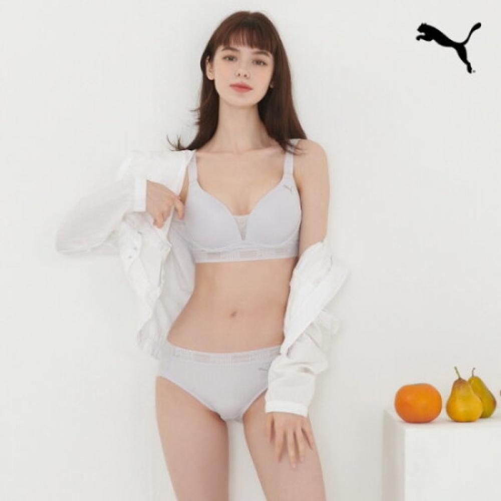 Puma Bodywear Puma Origins Pre Cut Bra Panty 2 Types+1 Second Panty Choose