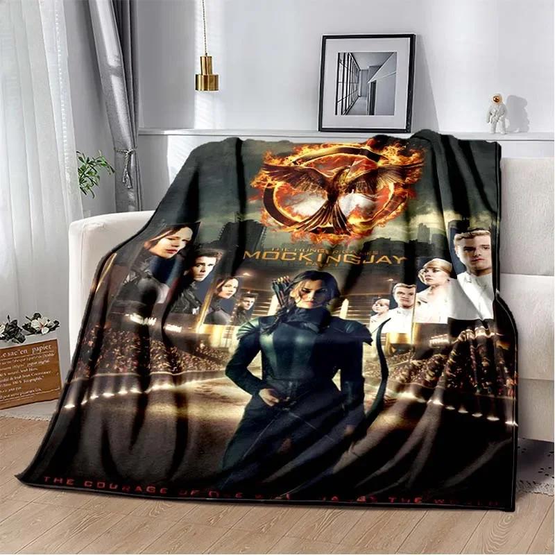 Warm Soft Flannel Throw Blanket for Bedroom Sofa Bed Travel Picnic Perfect Birthday Gift Inspired by The Hunger Games