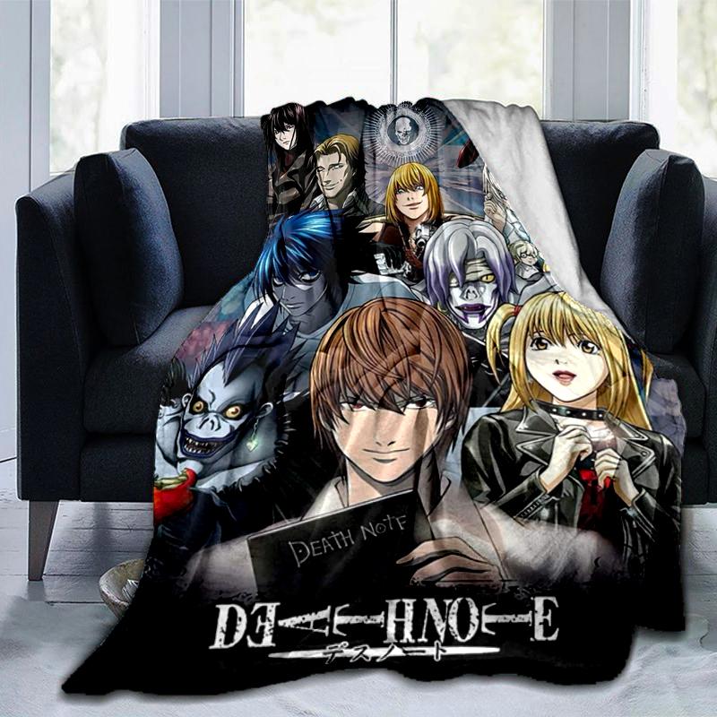 1pc Death Note print blanket soft bedding sofa bedroom home decor Christmas gift q26