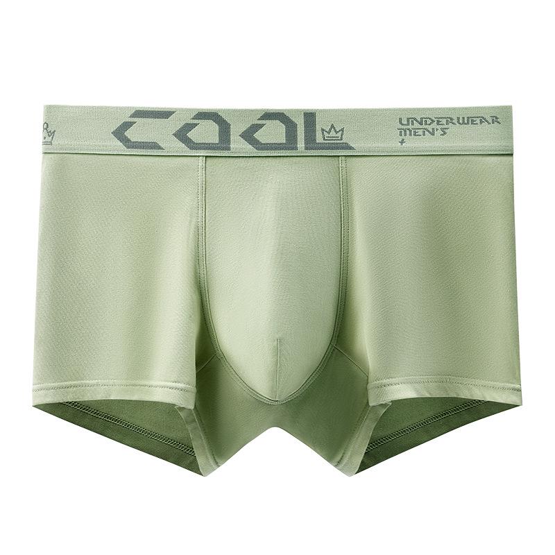 Męskie bokserki z czystej bawełny, oddychające - przyjazne dla skóry, jednokolorowe spodenki sportowe