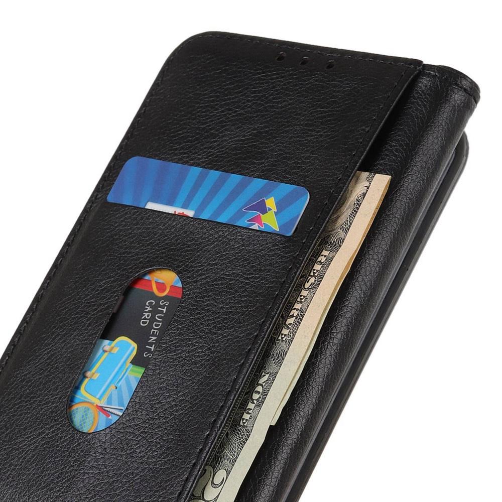 Flip Case for Xiaomi Poco F6, Split Leather, Black