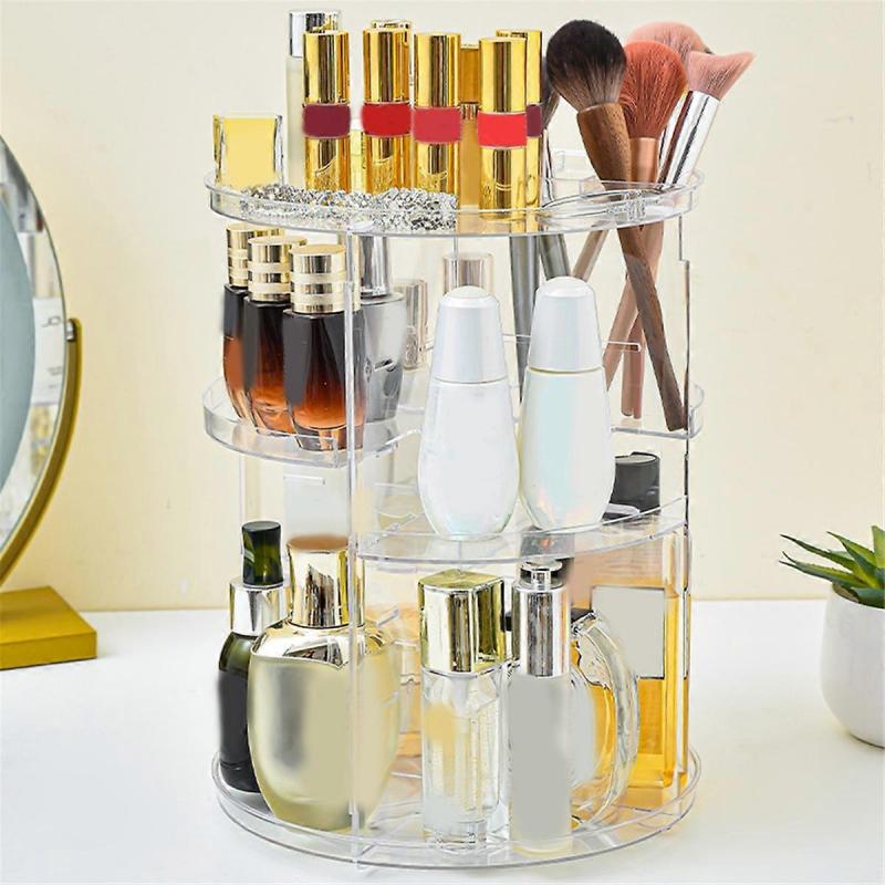 360 Rotating Makeup Organizer, Skincare Organizers