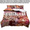 Character Swift Taylor Pattern Print Duvet Cover Pillowcase Set Bedroom Bedding